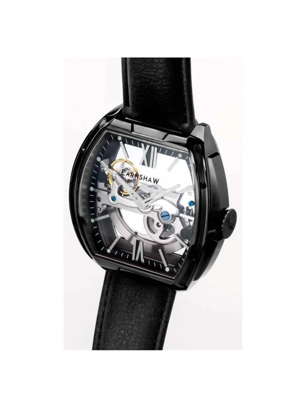 NWT Thomas Earnshaw Knightsbridge Black Dial Men's Watch